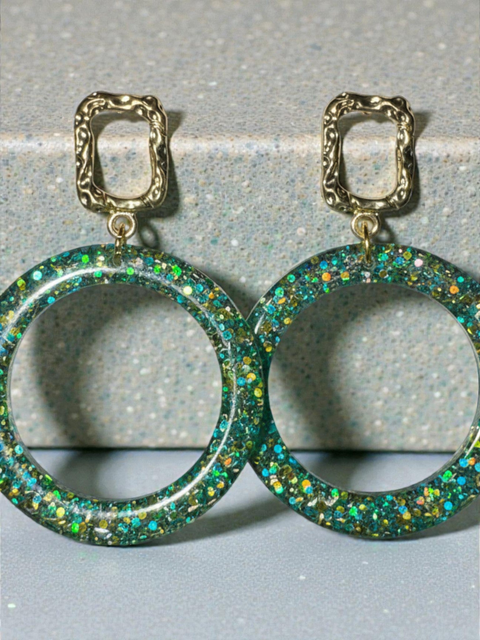 Sparkle Halo Hoops